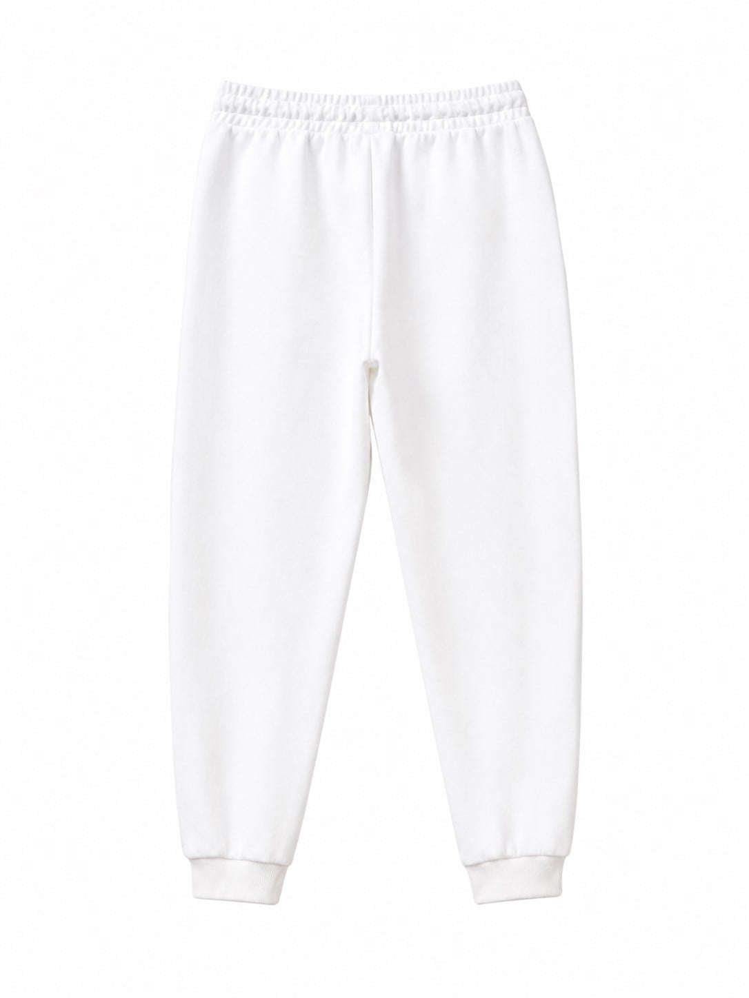 Benetton Kız Çocuk Beli Lastikli Cepli Jogger Eşofman Altı 6-14 Yaş BEYAZ