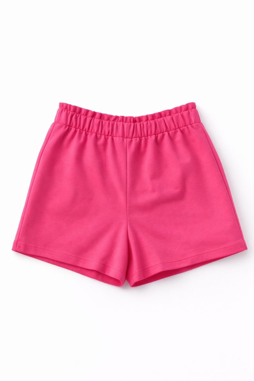 Benetton Kız Çocuk Cepli Penye Şort 4-14 Yaş KOYU PEMBE