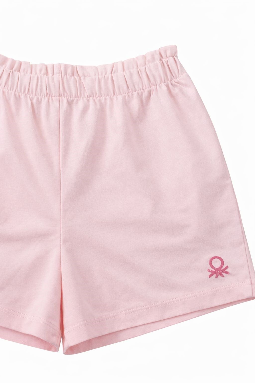 Benetton Kız Çocuk Cepli Penye Şort 4-14 Yaş AÇIK PEMBE