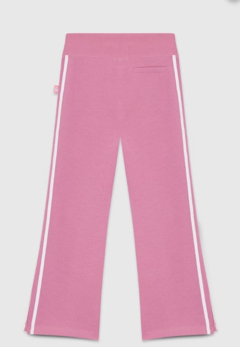 Benetton Kız Çocuk  Fit Lastikli Bel Bol Paça Tayt 4-14 Yaş PEMBE