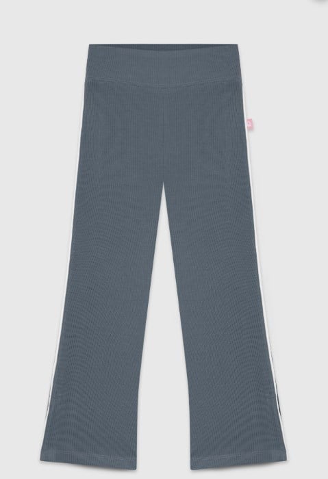 Benetton Kız Çocuk  Fit Lastikli Bel Bol Paça Tayt 4-14 Yaş YEŞİL