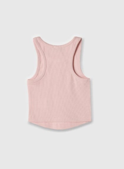 Benetton Kız Çocuk Fitilli Atlet 4-14 Yaş AÇIK PEMBE