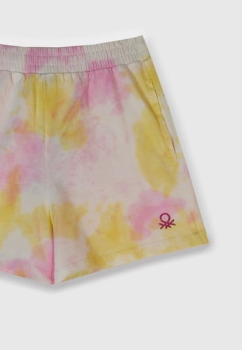 BENETTON KIZ ÇOCUK G21784 BATİK ŞORT GKB0043 PEMBE