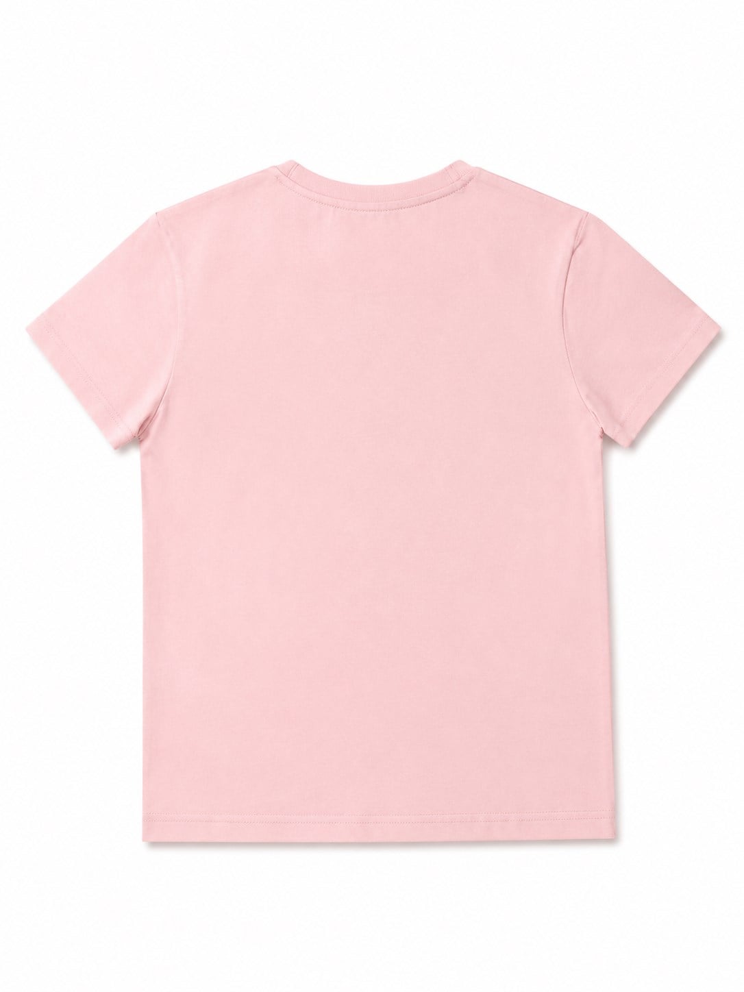 Benetton Kız Çocuk Gökkuşağı Baskı Kısa Kollu Tişört 4-14 Yaş PEMBE