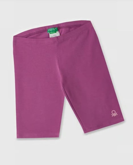 Benetton Kız Çocuk Kısa Basic Tayt 4-14 Yaş MOR