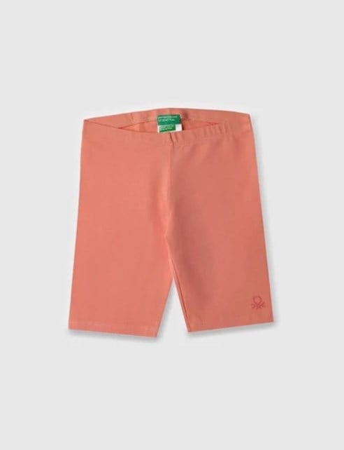 Benetton Kız Çocuk Kısa Basic Tayt 4-14 Yaş KOYU PUDRA