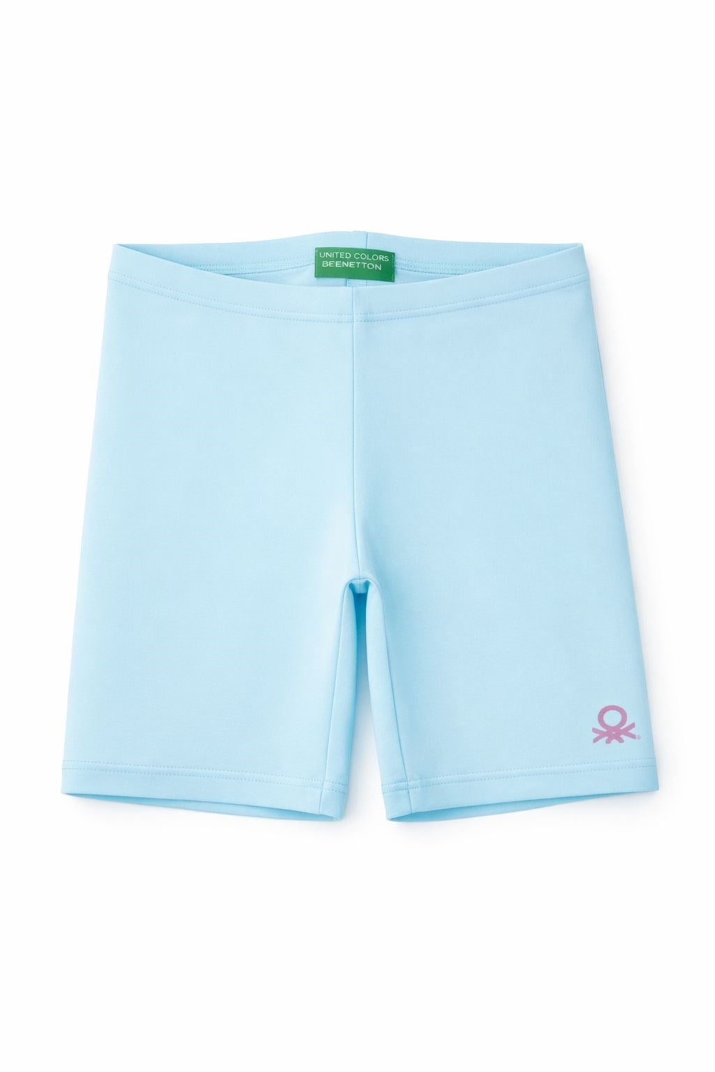 Benetton Kız Çocuk Kısa Basic Tayt 4-14 Yaş MAVİ