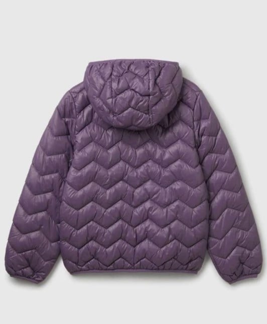 Benetton Kız Çocuk Şişme Mevsimlik Mont 6-14 Yaş LİLA