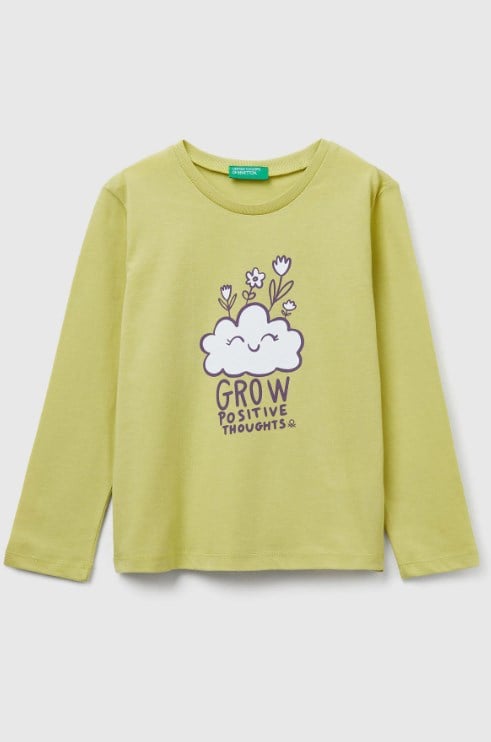 Benetton Kız Çocuk Yeşil 
