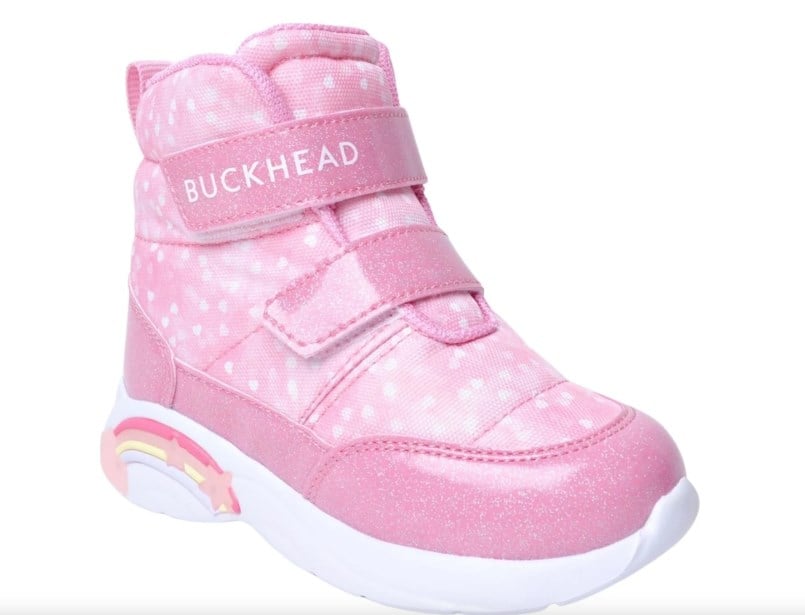 Buchead Kız Çocuk Gökkuşağı Detay Işıklı Su Geçirmez Bot 31-35 PEMBE