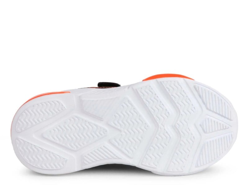 Buchead Neon Renkli Işıklı Sneaker Spor Ayakkabı 26-35 SİYAH - ORANJ