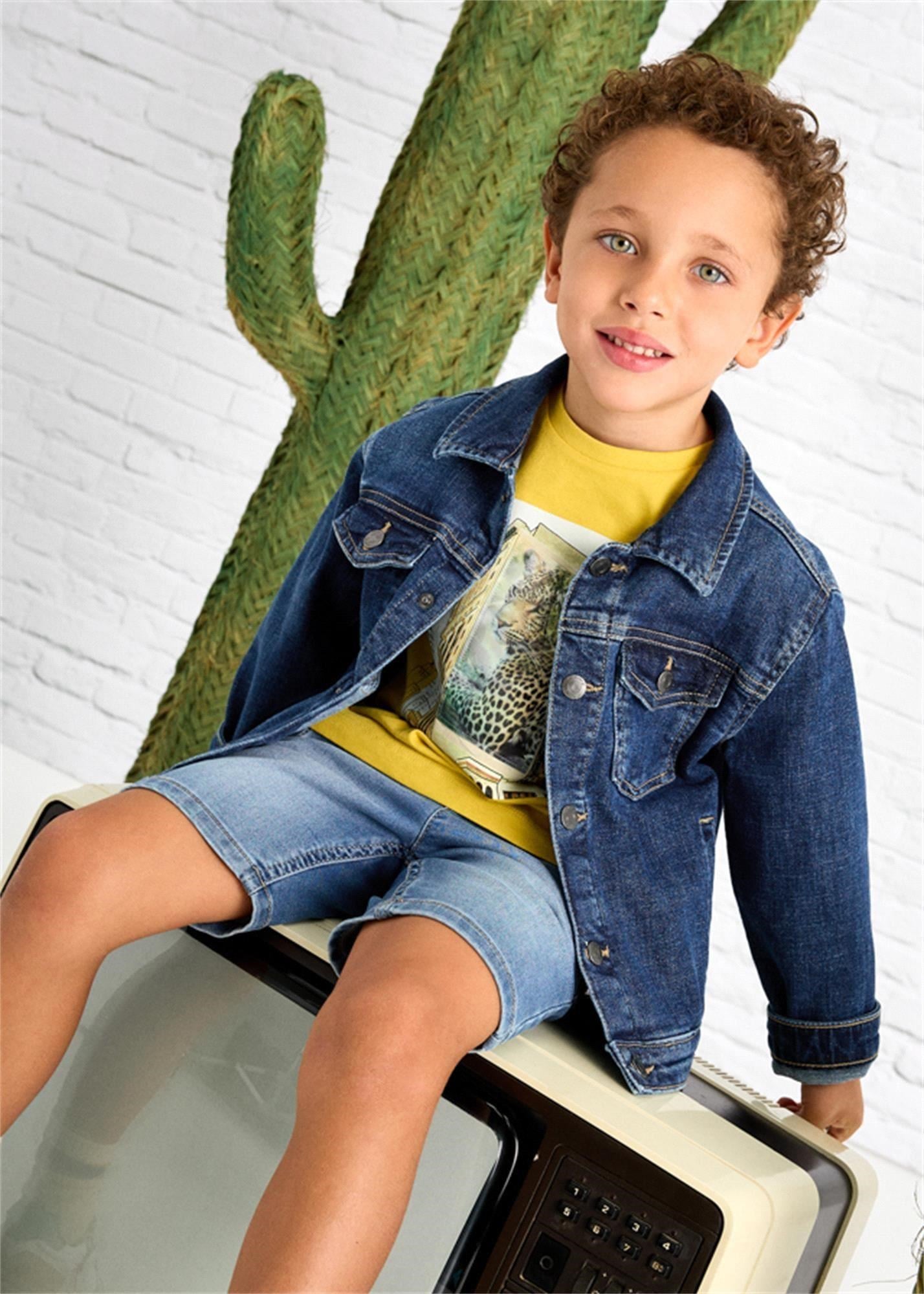 CEKET DENIM MAVİ