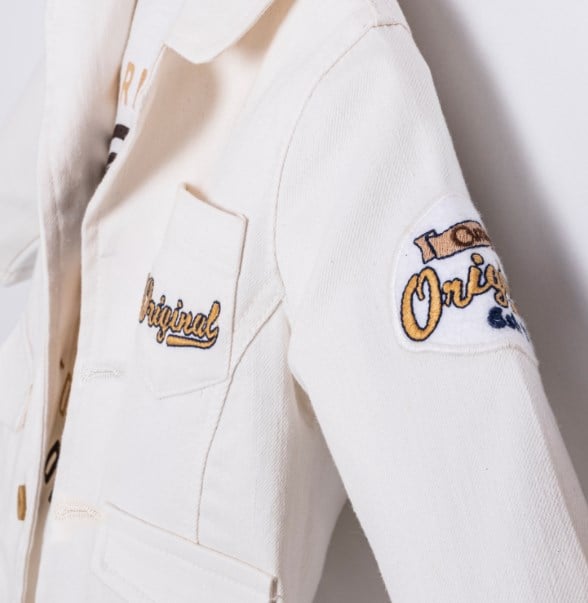 Cumino Erkek Bebek Keten Blazer Ceketli 3lü Takım 9-24 Ay EKRU