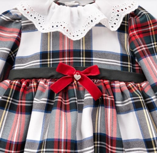 CUMİNO KIZ BEBEK CMN3596 LAUREL ELBİSE KIRMIZI