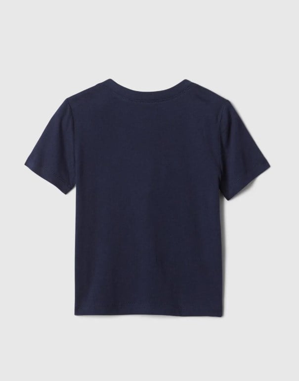 Gap Bebek Logo Baskı Kısa Kollu Tişört 6 Ay-5 Yaş LACİVERT