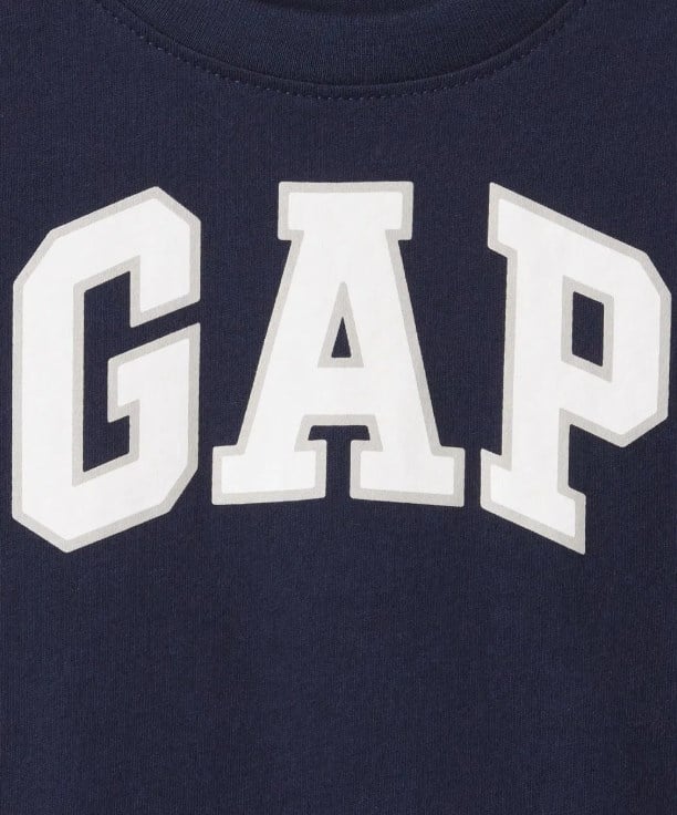 Gap Bebek Logo Baskı Kısa Kollu Tişört 6 Ay-5 Yaş LACİVERT