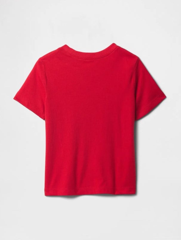 Gap Bebek Logo Baskı Kısa Kollu Tişört 6 Ay-5 Yaş KIRMIZI