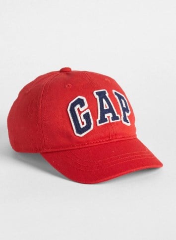 Gap Çocuk Logo Baskı Vintage Kep Şapka KIRMIZI