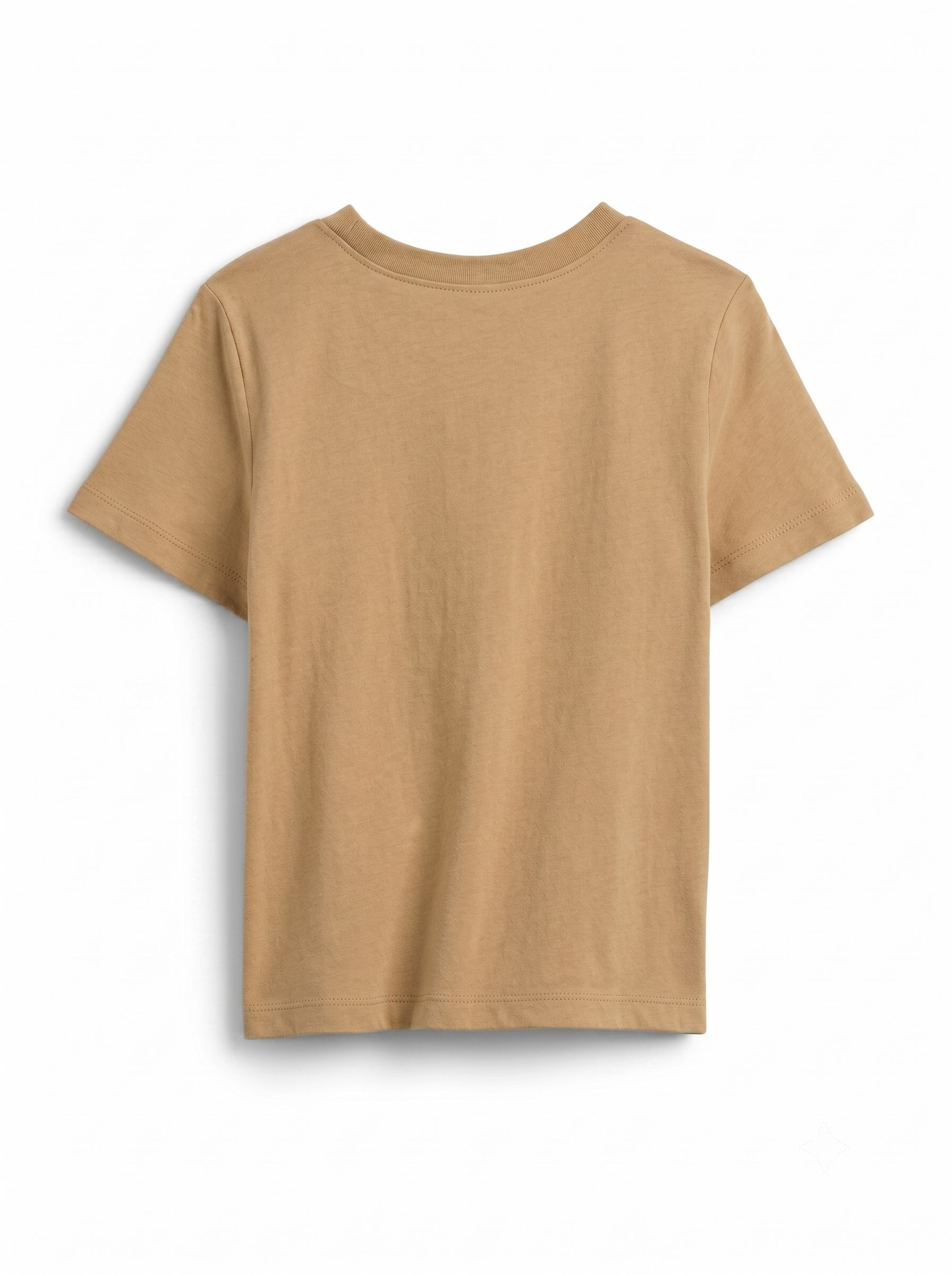GAP Erkek Bebek Ayı Baskılı Kısa Kollu Bisiklet Yaka Tişört 1-5 Yaş CAMEL