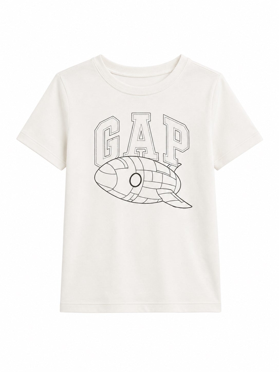 Gap Erkek Bebek Baskıılı Tişört 12 Ay 5 Yaş BEYAZ