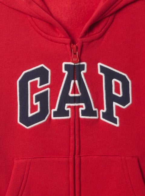 Gap Erkek Bebek Kapşonlu Polarlı Fermuarlı Ceket 6 Ay - 5 Yaş KIRMIZI