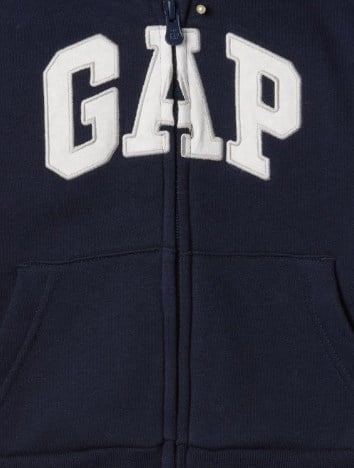 Gap Erkek Bebek Kapşonlu Polarlı Fermuarlı Ceket 6 Ay - 5 Yaş LACİVERT
