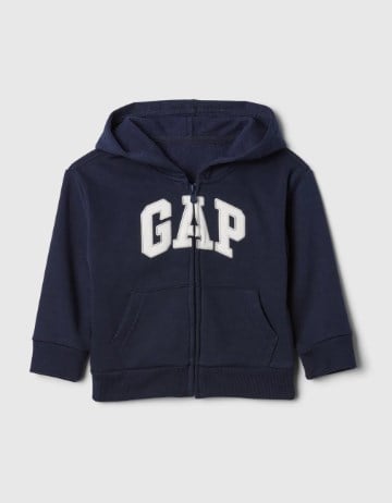 Gap Erkek Bebek Kapşonlu Polarlı Fermuarlı Ceket 6 Ay - 5 Yaş LACİVERT