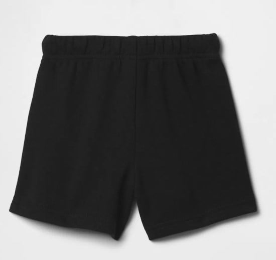 Gap Erkek Bebek Paçası Yazılı Beli Lastikli Şort 6 Ay - 5 Yaş SİYAH