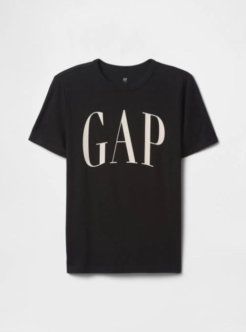 Gap Erkek Çocuk Basic Kısa Kollu Basic Tişört 4-16 Yaş SİYAH
