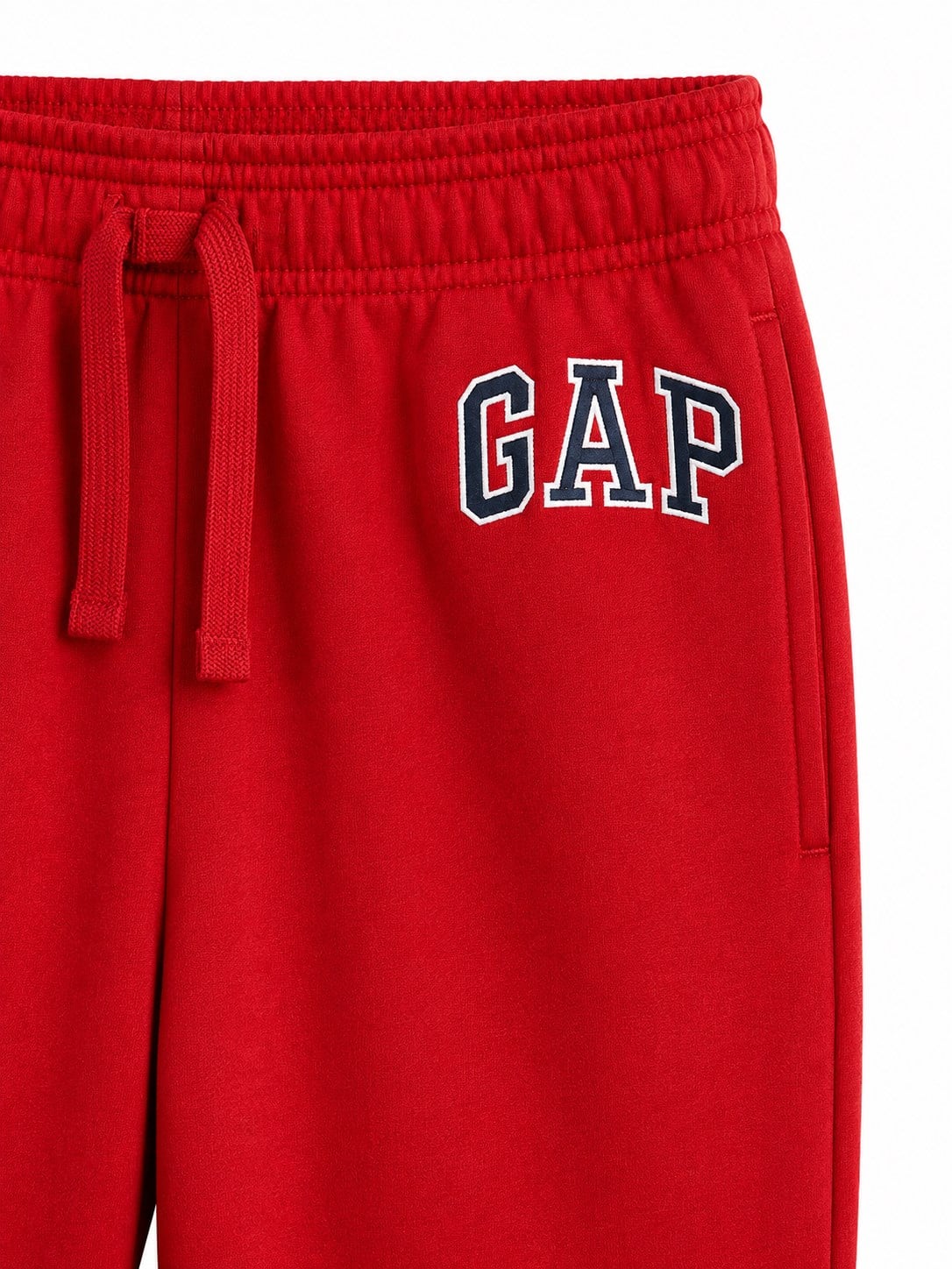GAP Erkek Çocuk Logo Detaylı Relaxed Jogger Eşofman Altı 6-16 Yaş KIRMIZI