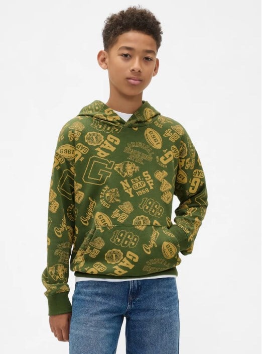 GAP KİDS 795210V-JPN AOP LOGO YEŞİL