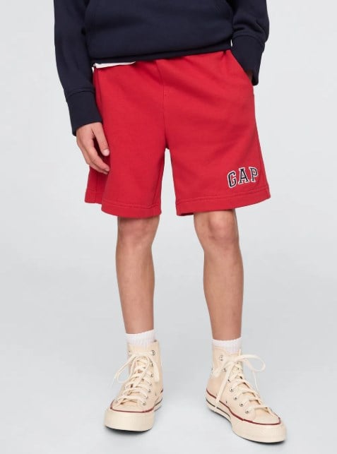 Gap Kids  Erkek Çocuk Basic Örme Şort 4-16 Yaş KIRMIZI