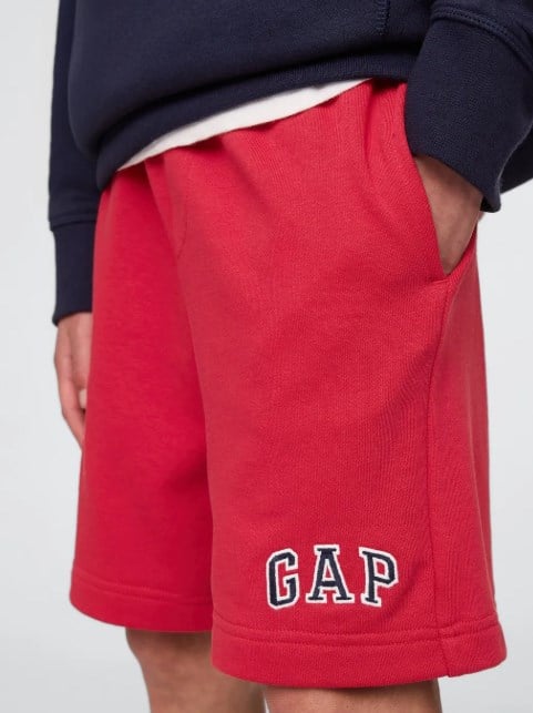 Gap Kids  Erkek Çocuk Basic Örme Şort 4-16 Yaş KIRMIZI