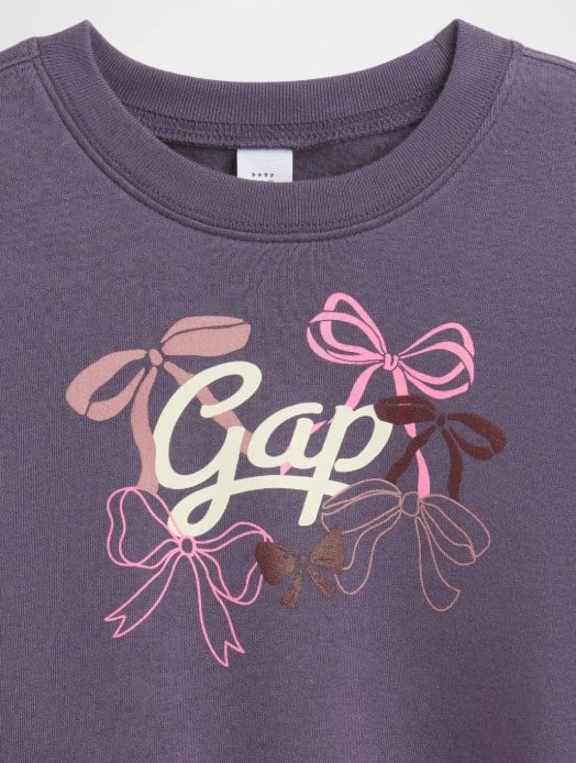 GAP KİDS KIZ BEBEK 793457004 DOORBUSTER CREW MOR