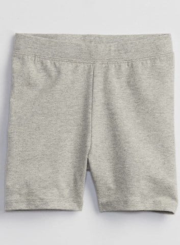 Gap Kız Bebek Basic Beli Lastikl Kısa Şort 6 Ay - 5 Yaş GRİ