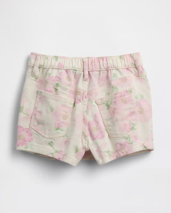 Gap Kız Bebek Çiçek Desenli Etek 12 Ay 5 Yaş KREM-PEMBE