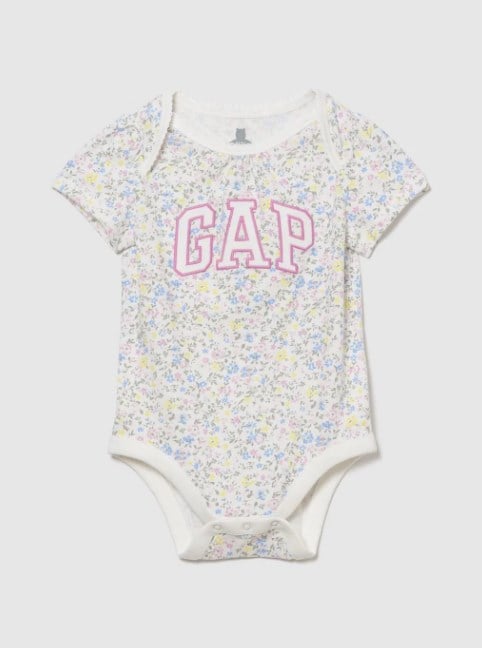 Gap Kız Bebek Çiçekli Zıbınlı Bady 0-24 Ay EKRU