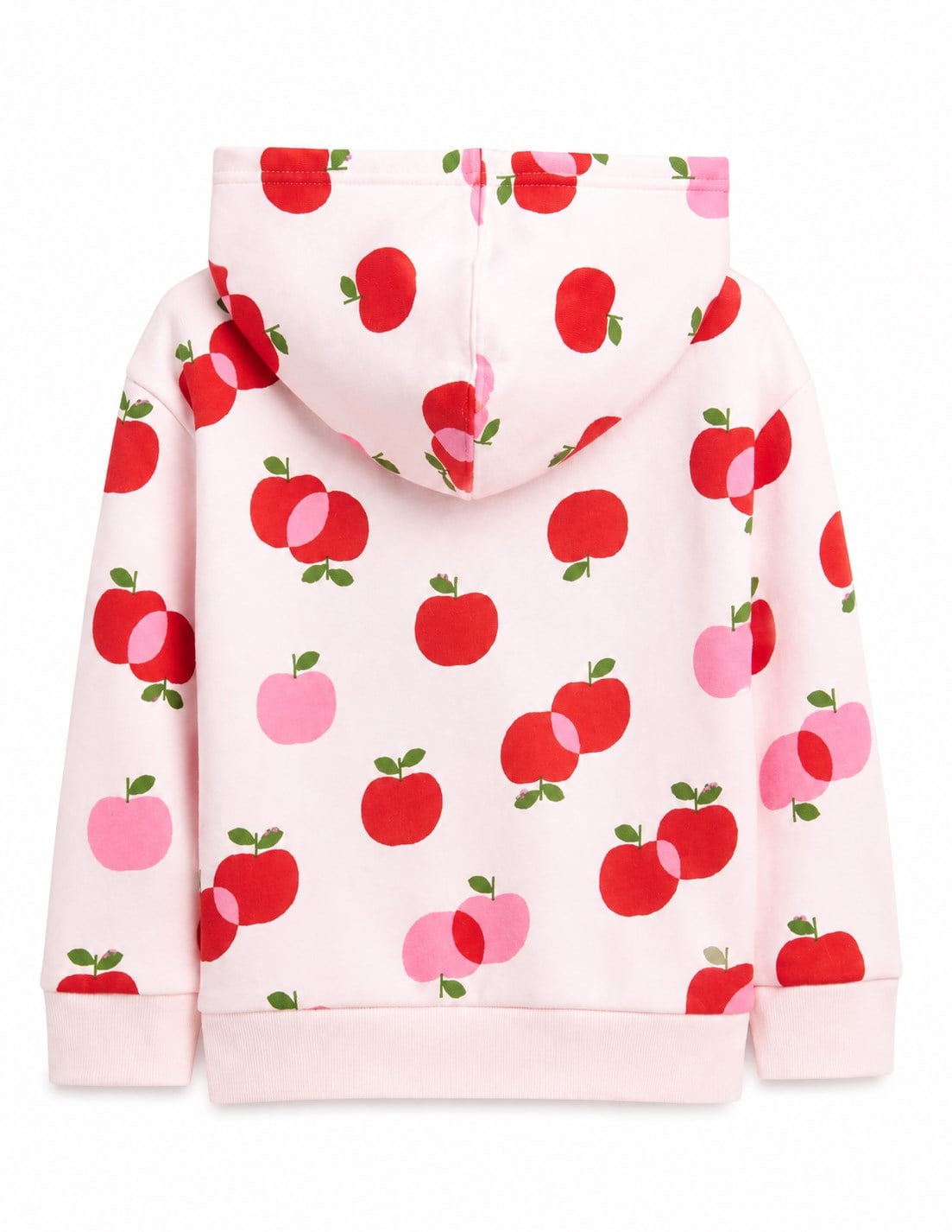 Gap Kız Bebek  Elma Desenl Fermuarlı Kapüşonlu Ceket 0-6 Yaş PEMBE