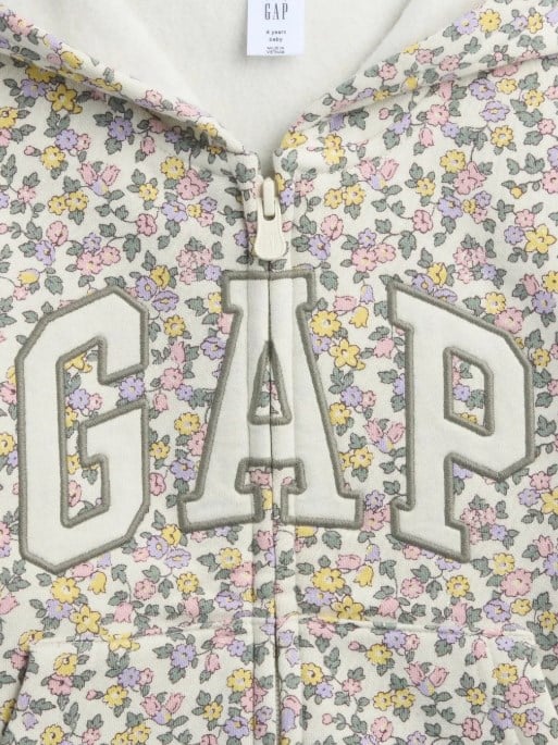 Gap Kız Bebek Karma Baskı Şardonlu Fermuarlı Ceket 6 Ay-5 Yaş MİX