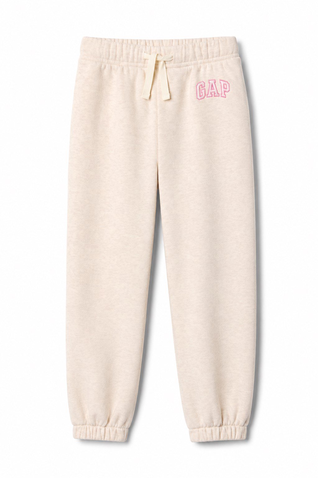 Gap Kız Bebek Logo Nakışlı Polar Jogger Eşofman Altı 1-6 Yaş BEJ