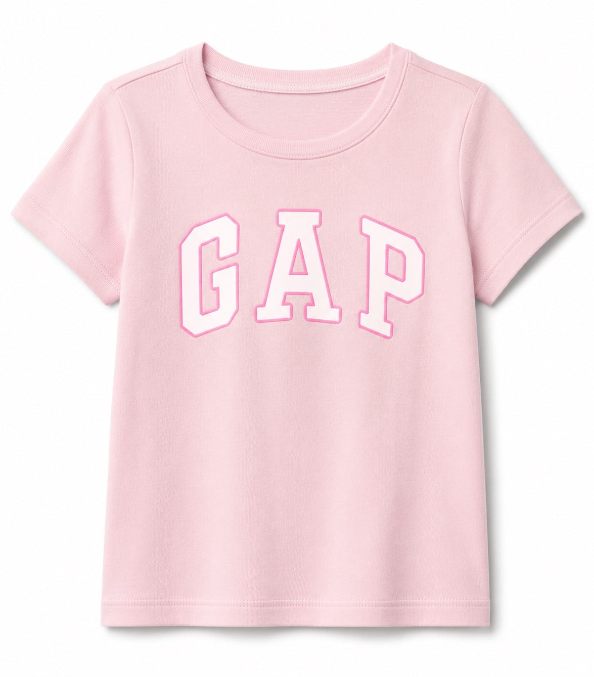 Gap Kız Çocuk Kısa Kollu Logo Baskılı Tişört 3-5 Yaş PEMBE