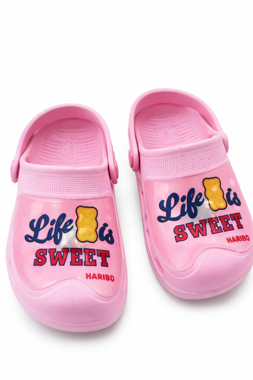 Harıbo Çocuk Basic Işıklı Şeker Crocs 24-29 PEMBE
