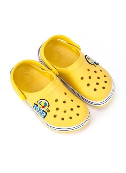 Haribo Erkek Çocuk Basic Logo Baskı Crocs 25-35 SARI