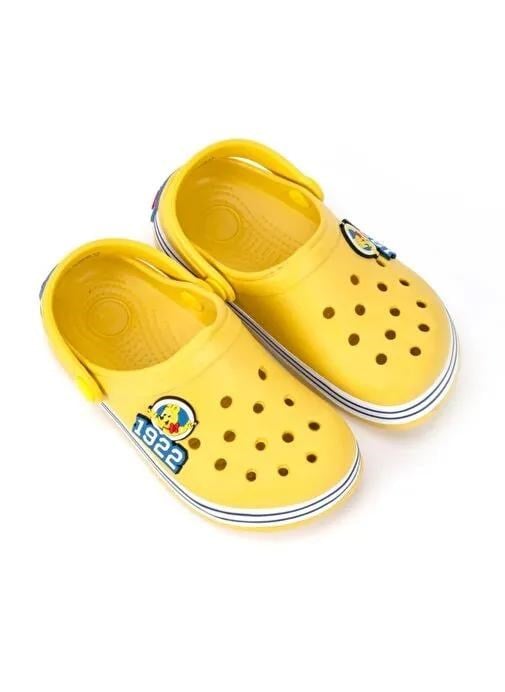 Haribo Erkek Çocuk Basic Logo Baskı Crocs 25-35 SARI