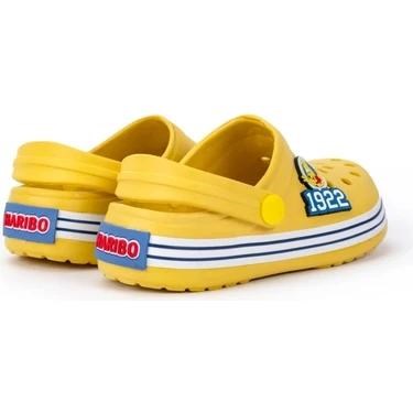 Haribo Erkek Çocuk Basic Logo Baskı Crocs 25-35 SARI
