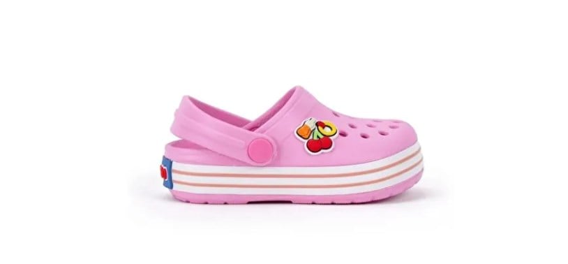 Haribo Kız Çocuk Kiraz Baskı Crocs 25-35 PEMBE