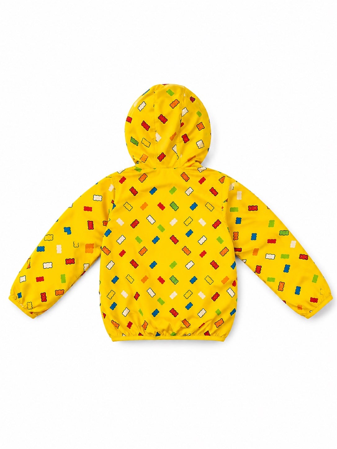 Haribo Lisanslı  Erkek Çocuk Kapüşonlu Rüzgarlık Mont SARI