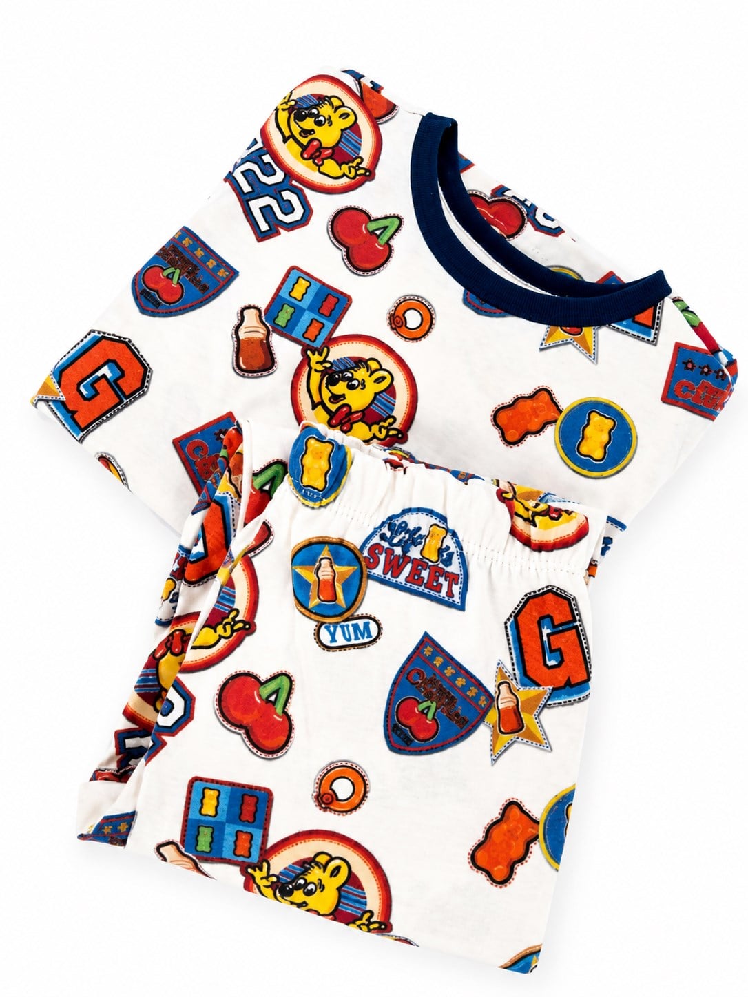 Haribo Lisanslı Erkek Çocuk Pijama Takımı LACİVERT