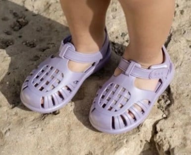 Igor Çocuk Karma Desen Cırtlı Basic Sandalet 18-29 LİLA