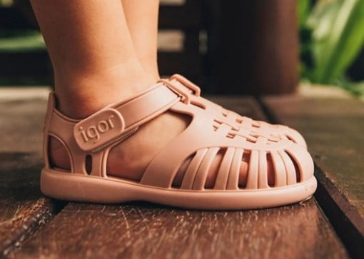 Igor Çocuk Karma Desen Cırtlı Basic Sandalet 18-29 PEMBE